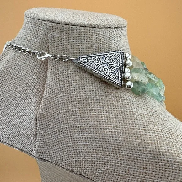 Fluorite Beaded Necklace - Picture 4 of 5